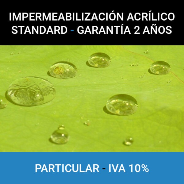 Impermeabilización acrílica Standard Particular IVA 10%