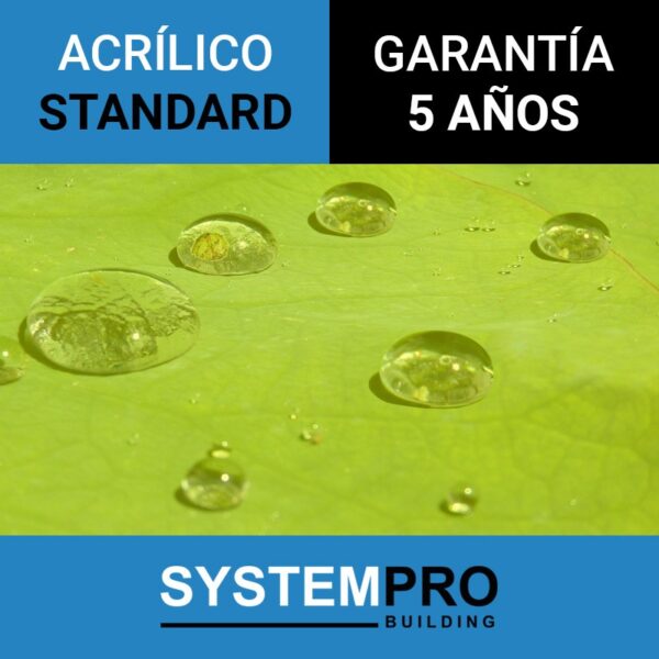 Sistema de impermeabilización Acrílico Standard