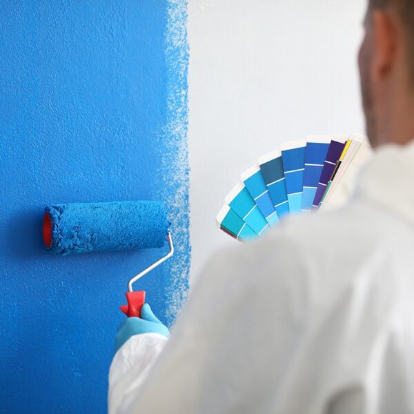 Pintado pared vivienda