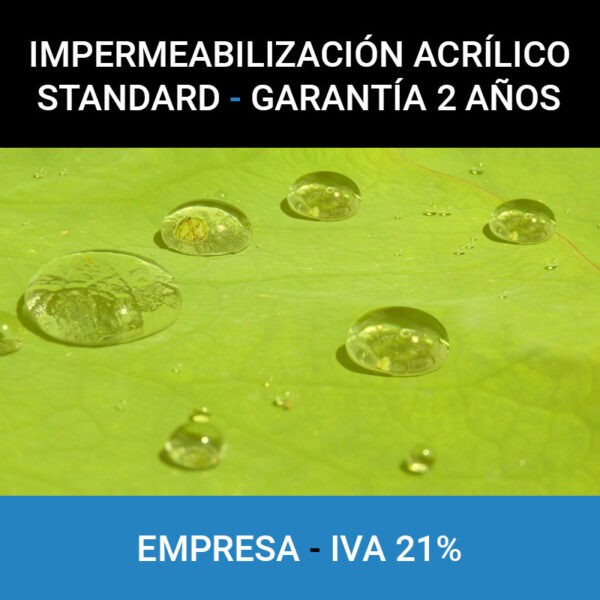 Impermeabilización acrílica Standard Empresa IVA 21%