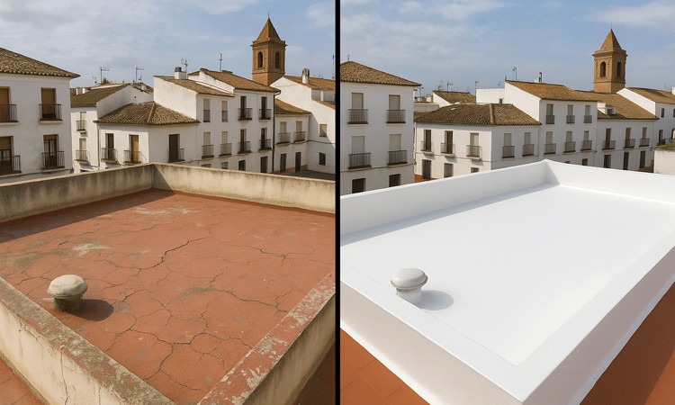 Rehabilitación integral de cubierta de bloque